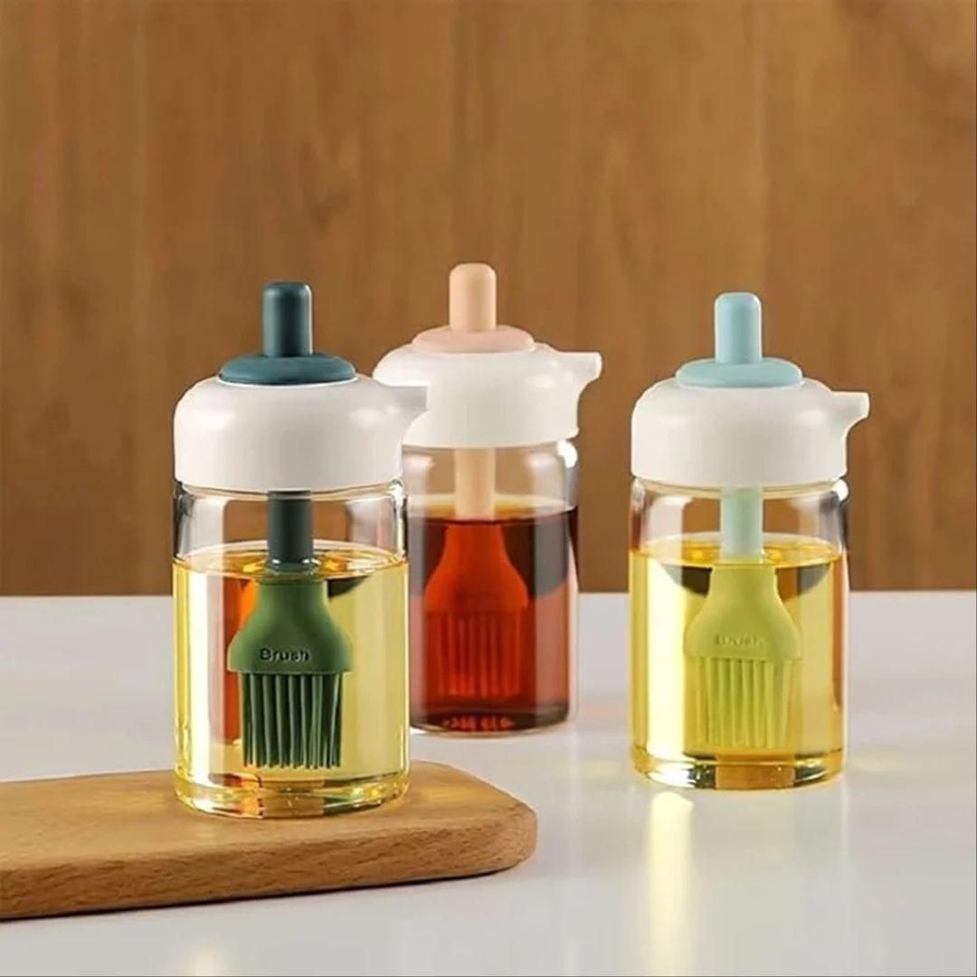 Plastic 2 In 1 Oil Dispenser 250 ml  Pack of 2