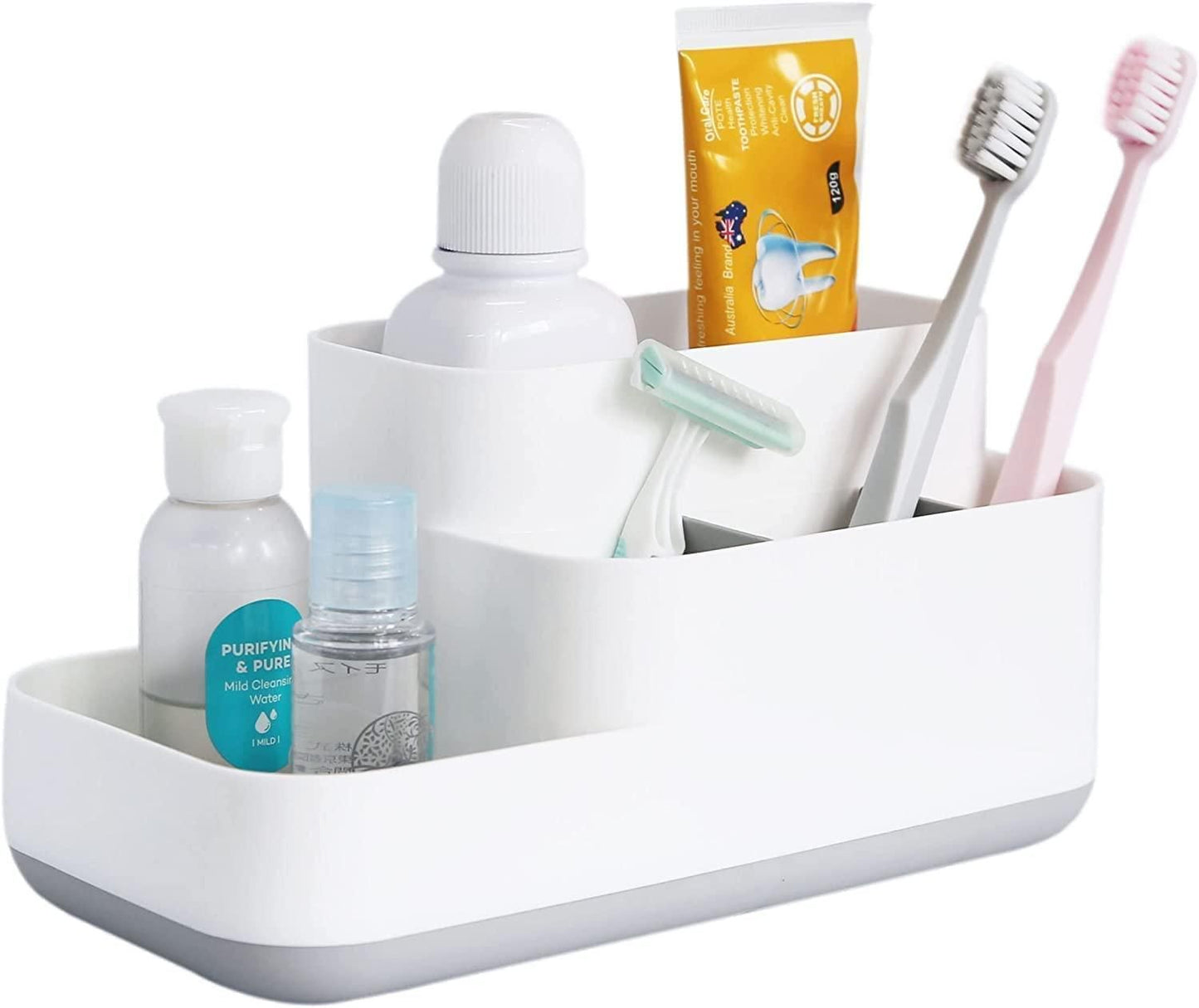 5 Compartment Kitchen and Bathroom Storage Holder